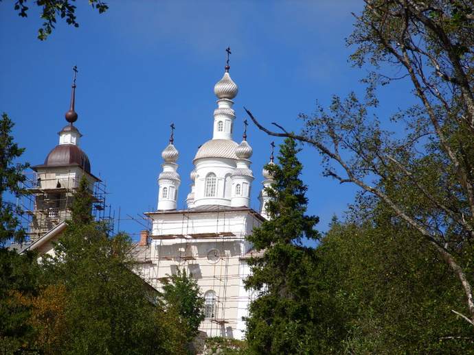 Остров Анзер. Храм Распятия Господня