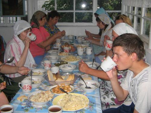 В трапезной Иоанно- Богословского храма. В трапезной Иоанно- Богословского храма.