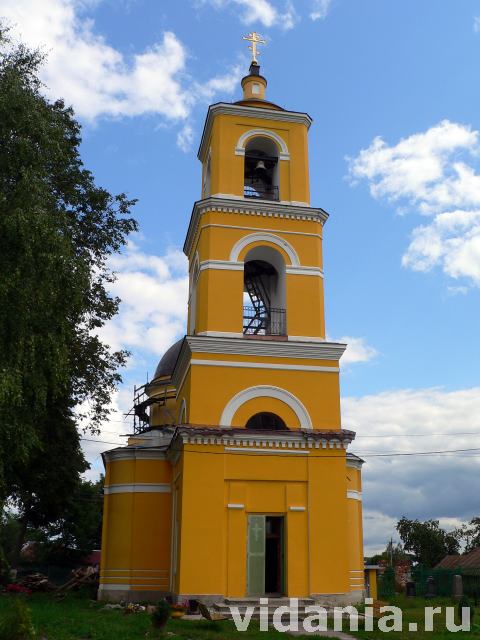 Чеховский район, Крюково, церковь Николая Чудотворца, колокольня