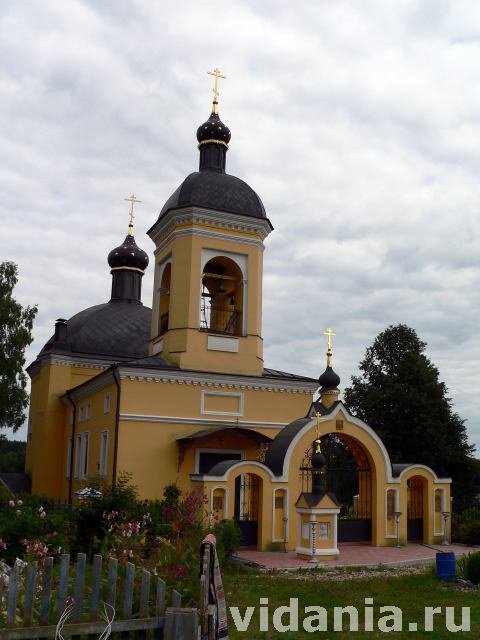Чеховский район, Старый Спас, церковь Спаса Преображения