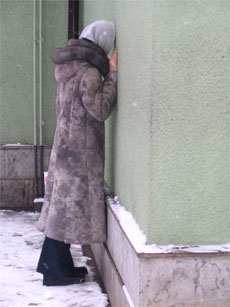 У часовни св. блаженной Ксении Петербургской У часовни св. блаженной Ксении Петербургской